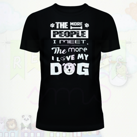 Camiseta I love my Dog